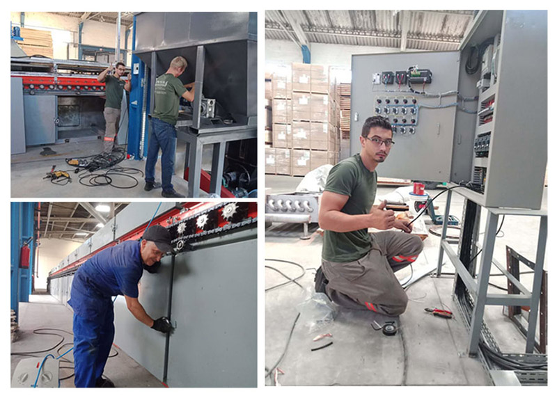 The installation The installation